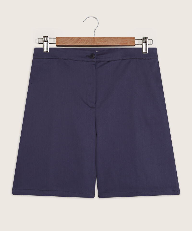 Bermuda Unicolor Con Bolsillos Mujer Curvy