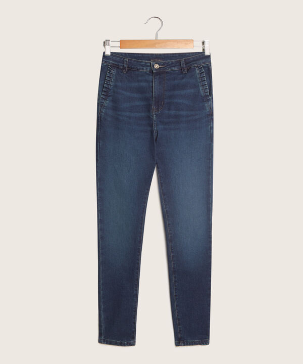 Jean Skinny con Bolsillos en Ruches