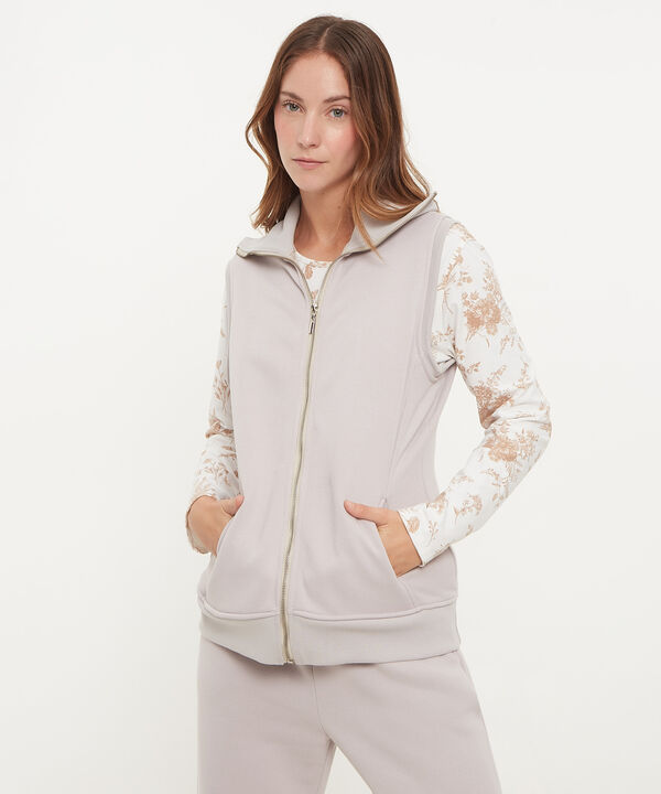 Sudadera Con Bolsillos Y Rib