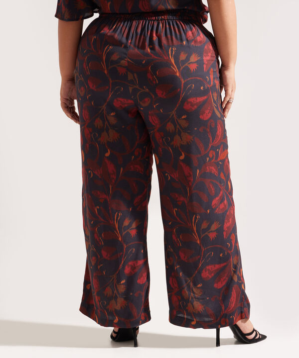 Pantalón Fluido con Estampado