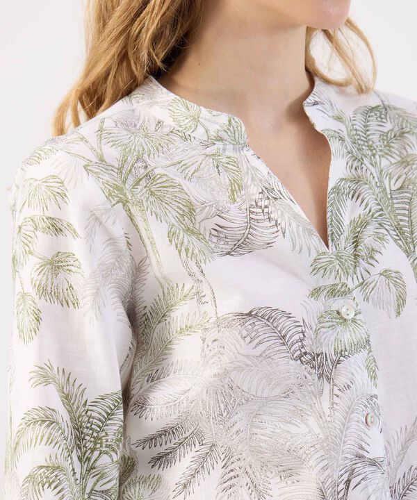 Blusa Para Mujer Estampada Cuello Nerú image number null