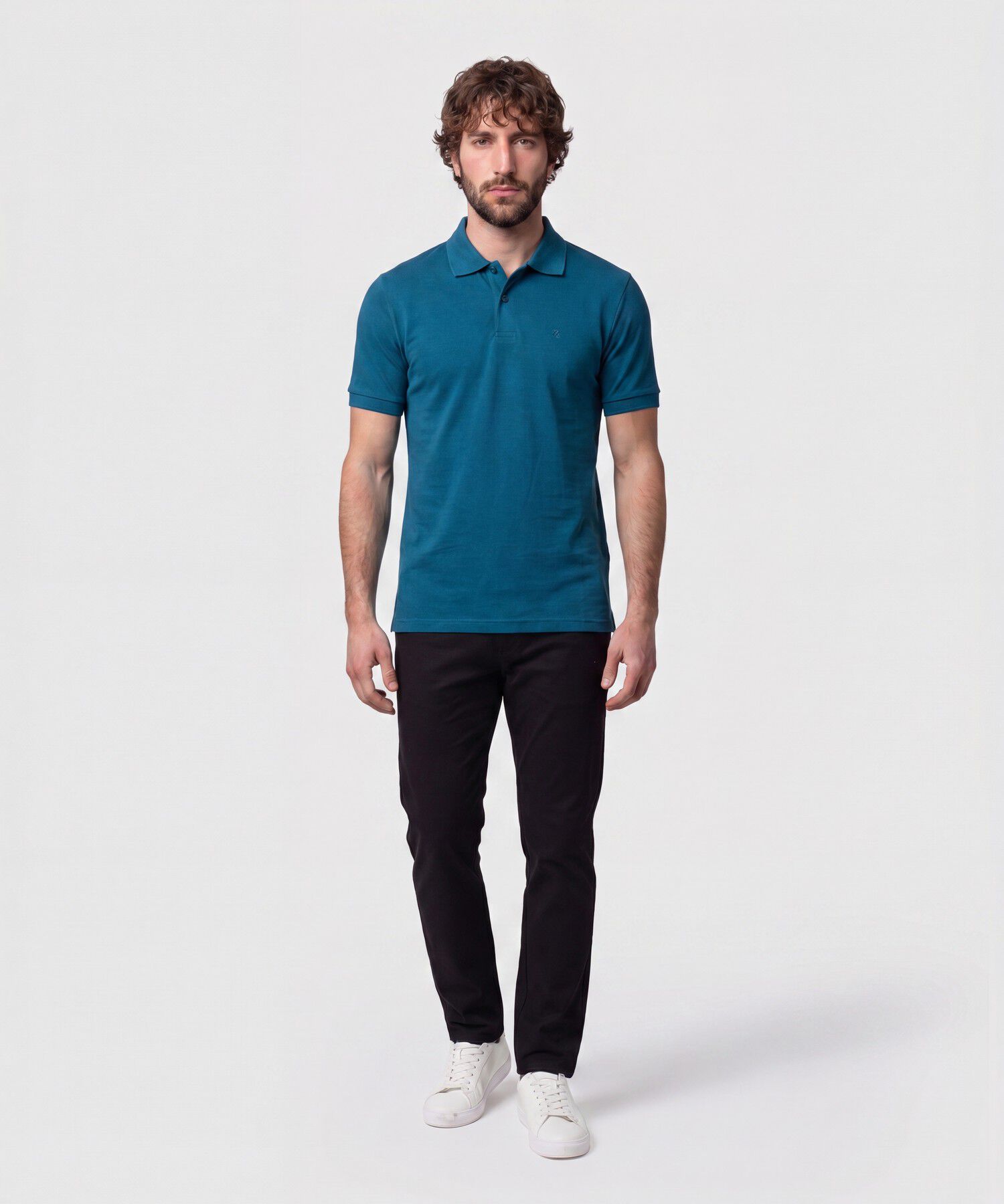 Polo Con Bordado Para Hombre