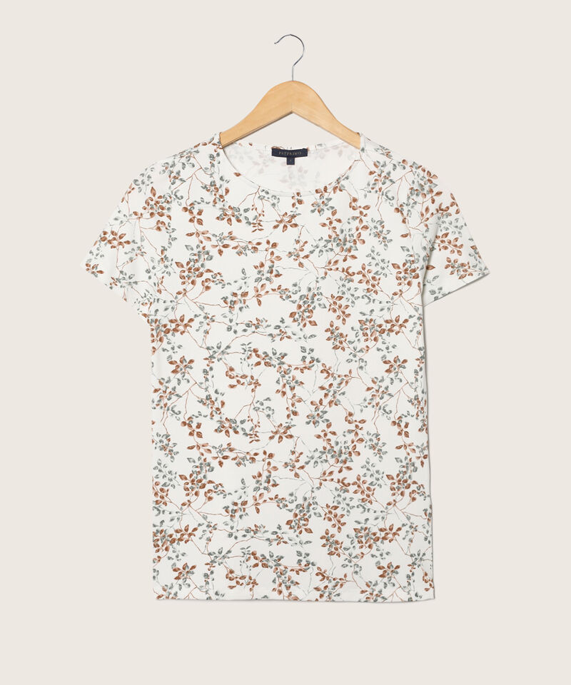 Camiseta Manga Corta Cuello Redondo Estampada