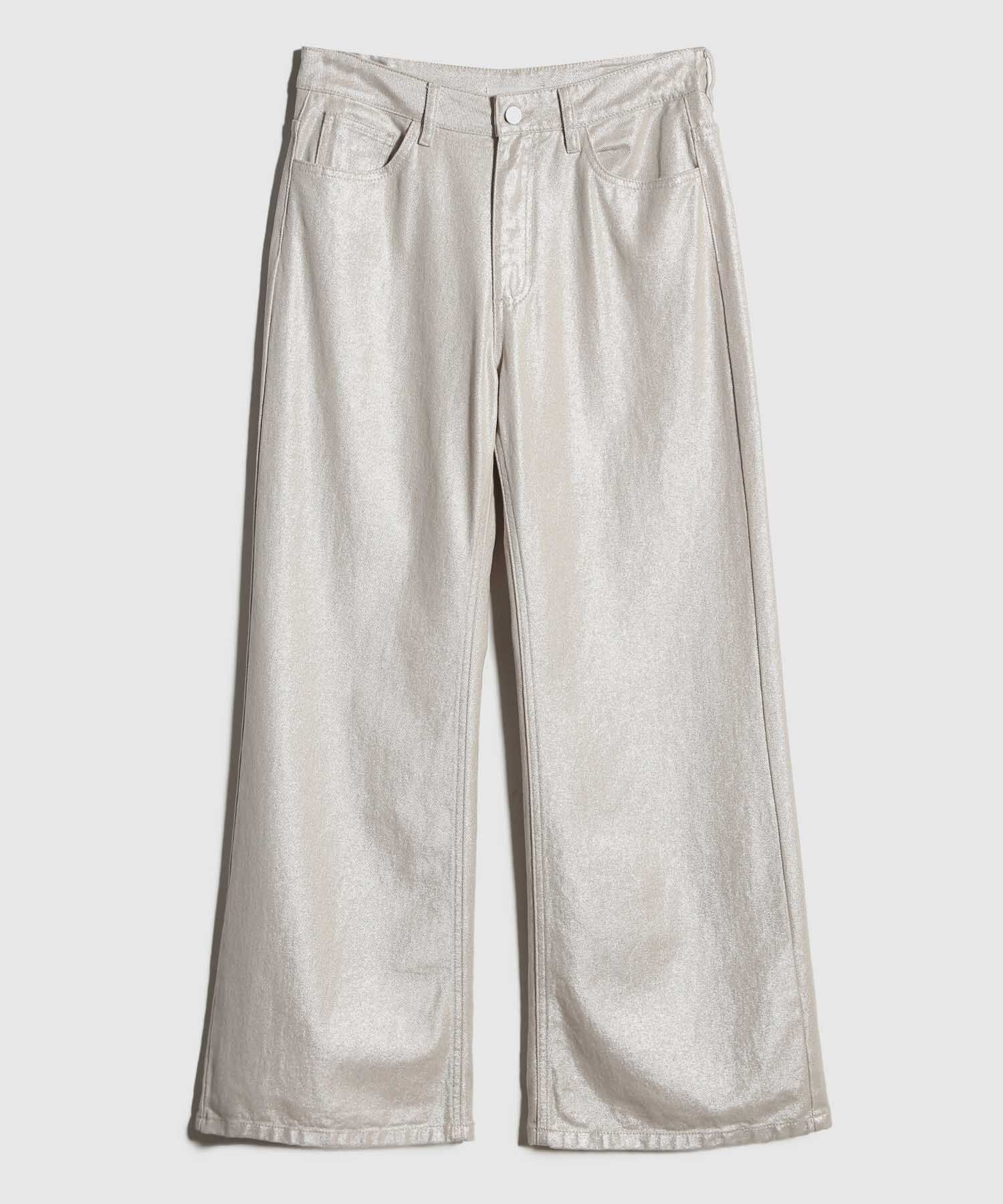 Jeans Wide Leg con Foil