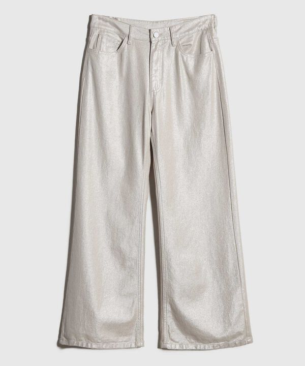 Jeans Wide Leg con Foil