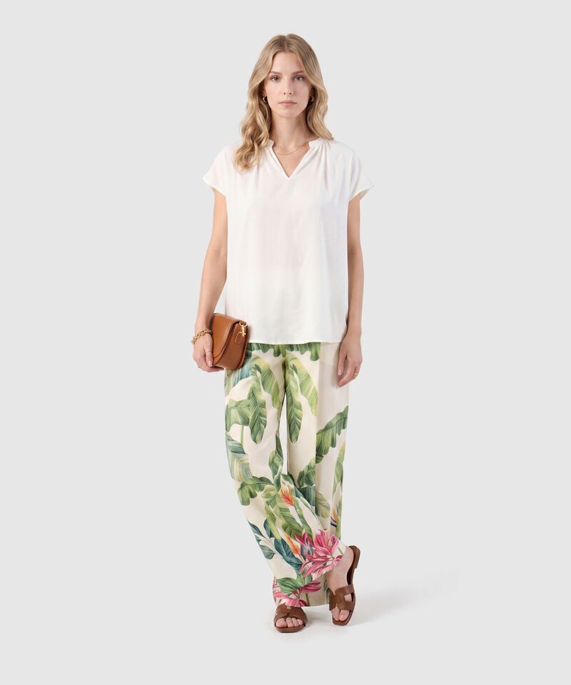 Pantal&oacute;n Fluidos Con Prenses Para Mujer