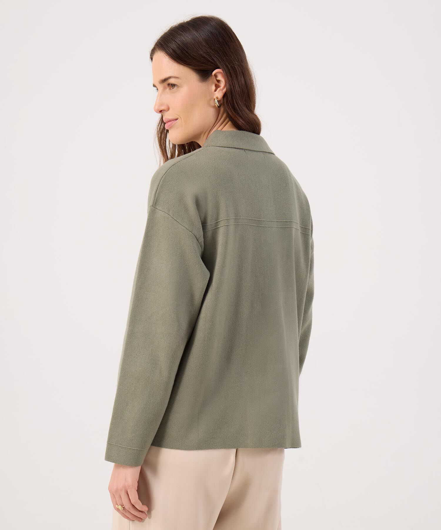 Saco Abierto Tipo Chaqueta Con Broches