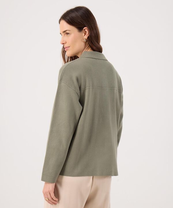 Saco Abierto Tipo Chaqueta Con Broches