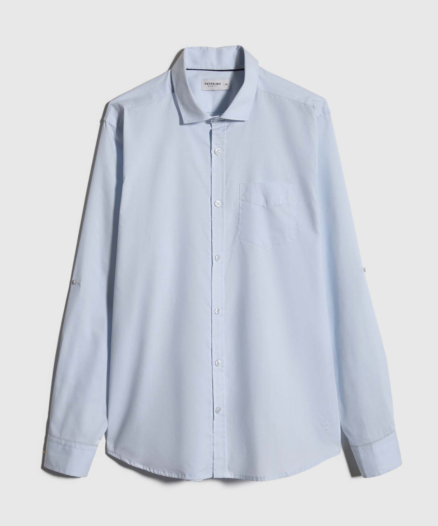 Camisa Manga Larga Unicolor