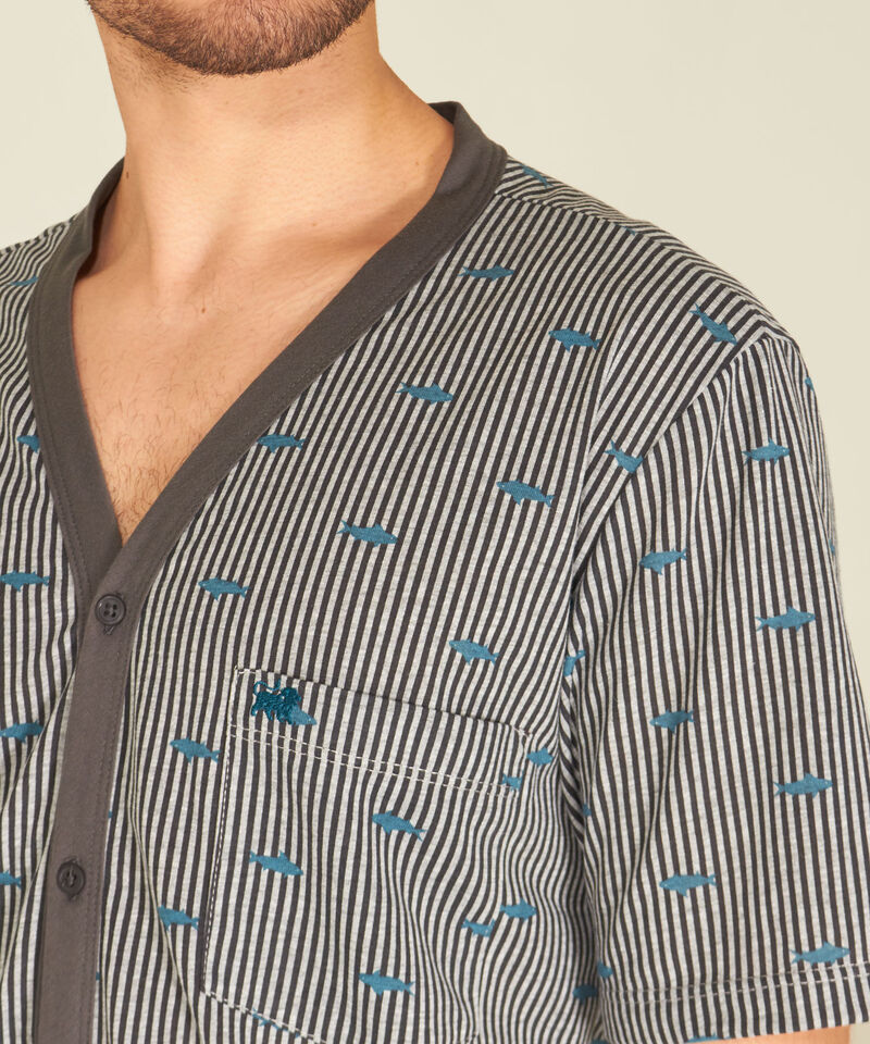 Pijama Abierta Estampada