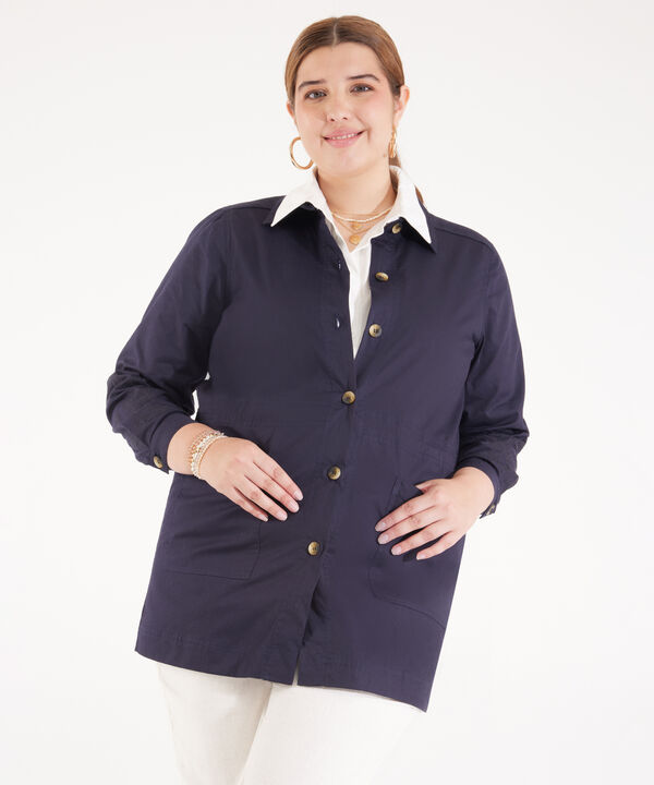 Chaqueta Manga Larga Con Bordado