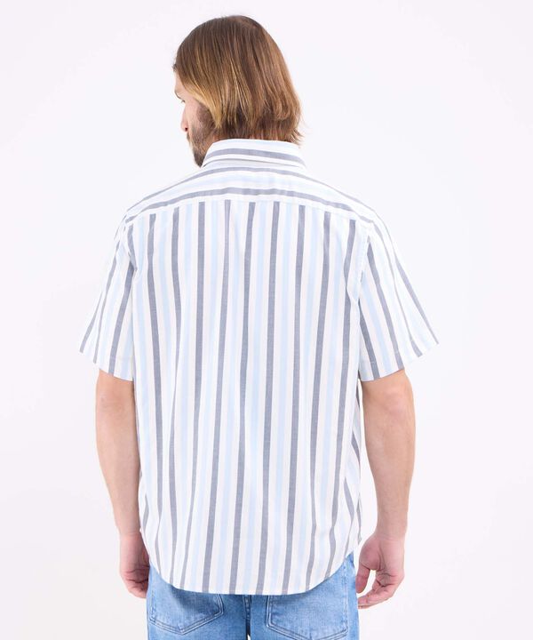 Camisa A Rayas Para Hombre