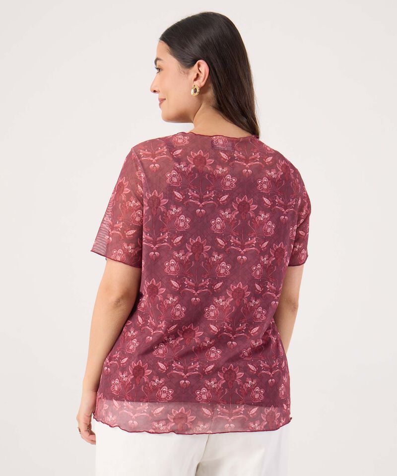 Camiseta Valiana Manga Corta Para Mujer