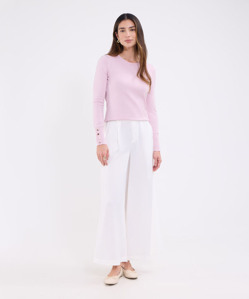 Saco unicolor  con botones en puño para mujer