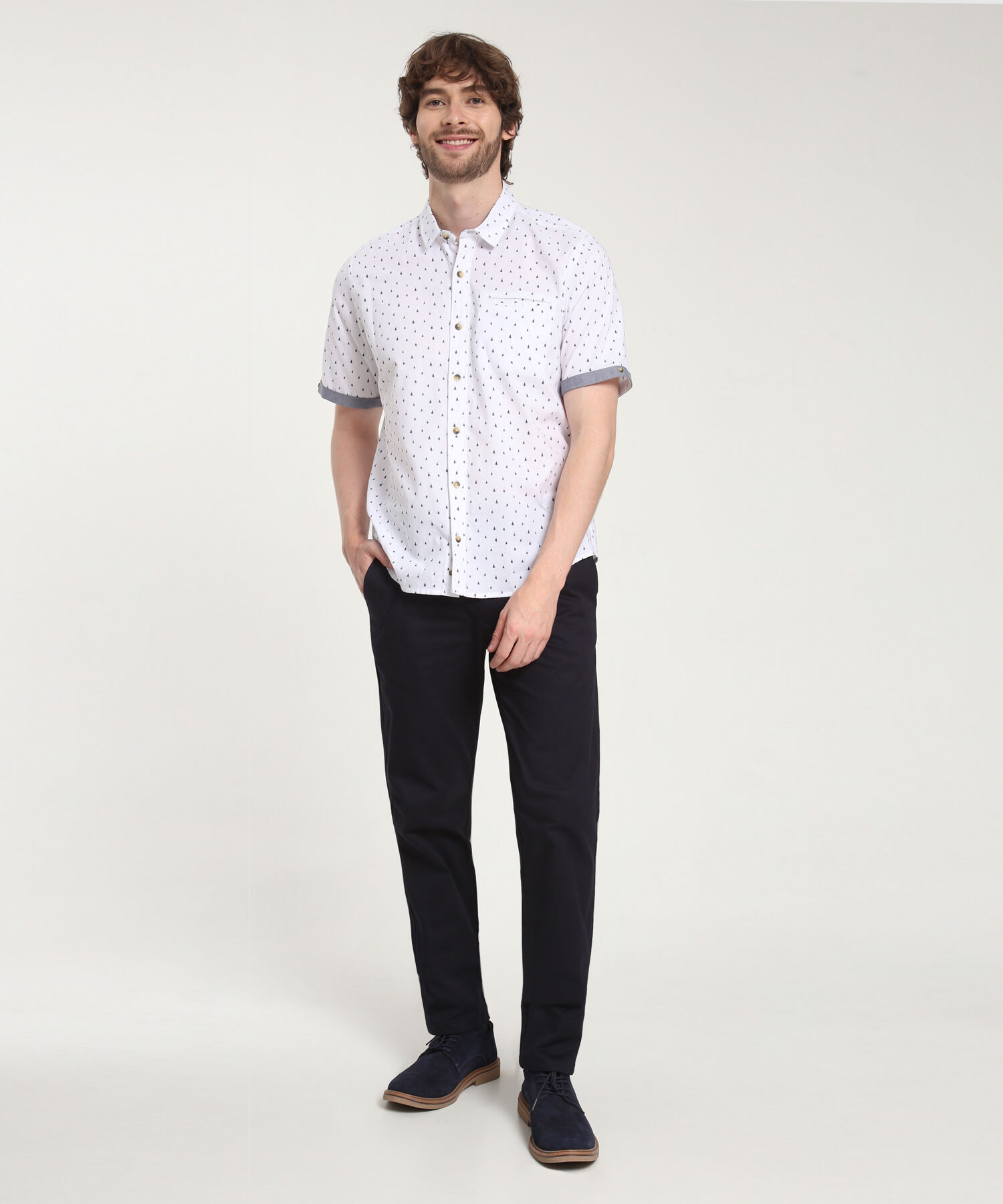 Camisa Manga Corta Estampado
