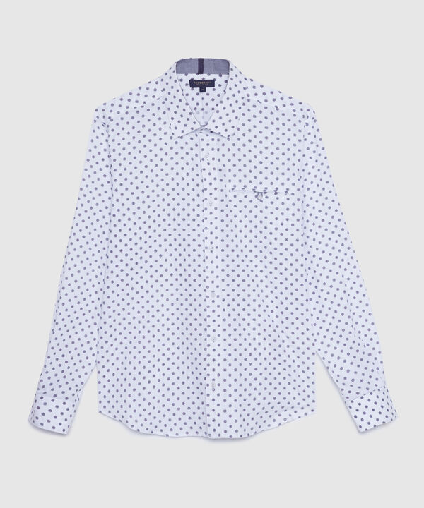 Camisa Manga Larga Estampada
