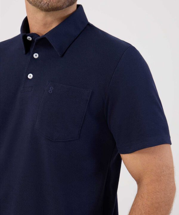 Polo Con Bolsillo Para Hombre