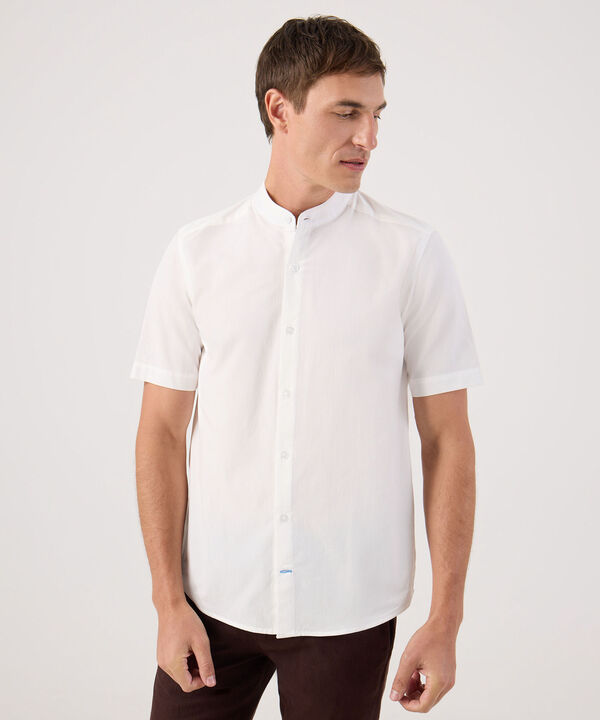 Camisa Unicolor Cuello Mao image number null