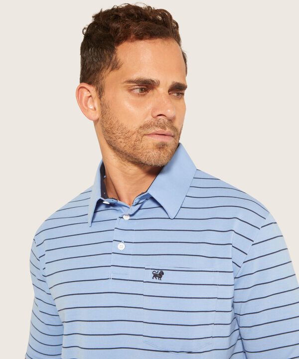Polo Cuello Duro  Prete&ntilde;ido Bicolor