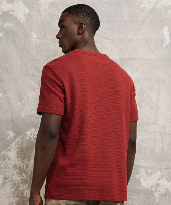 Camiseta Cuello Redondo Tela Textura