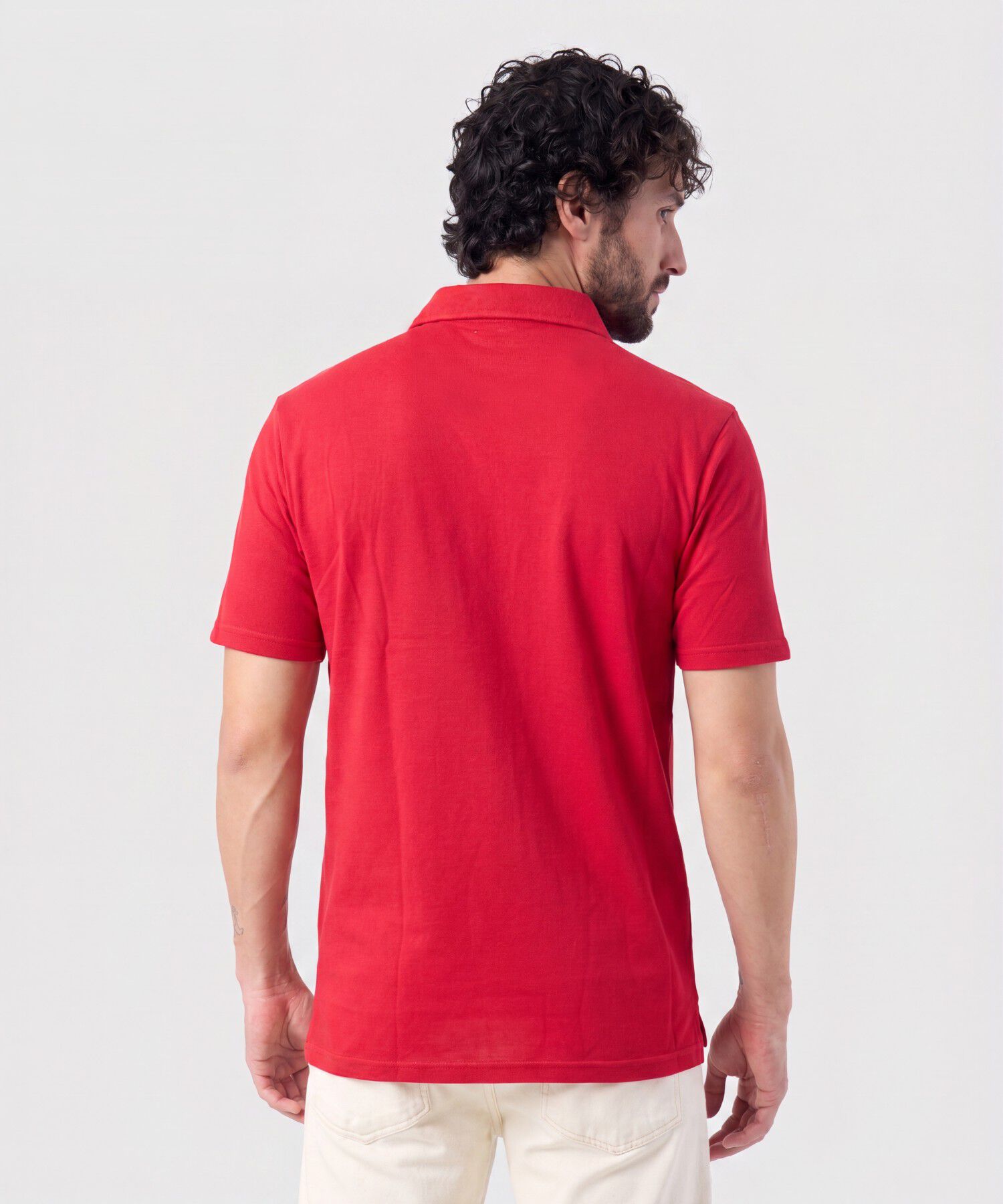 Polo Con Bolsillo De Parche Para Hombre
