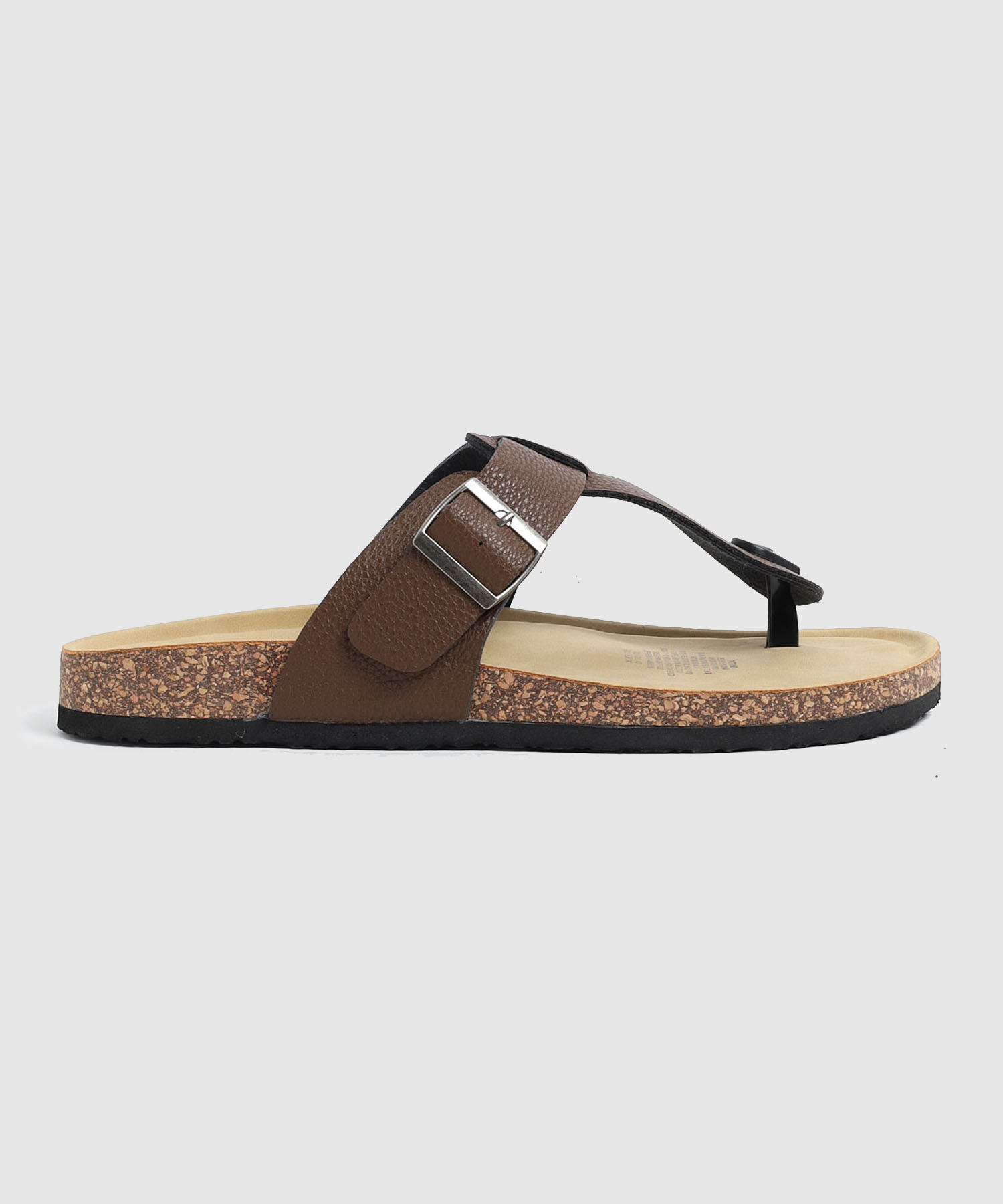 Sandalias Con Doble Hebilla Hombre