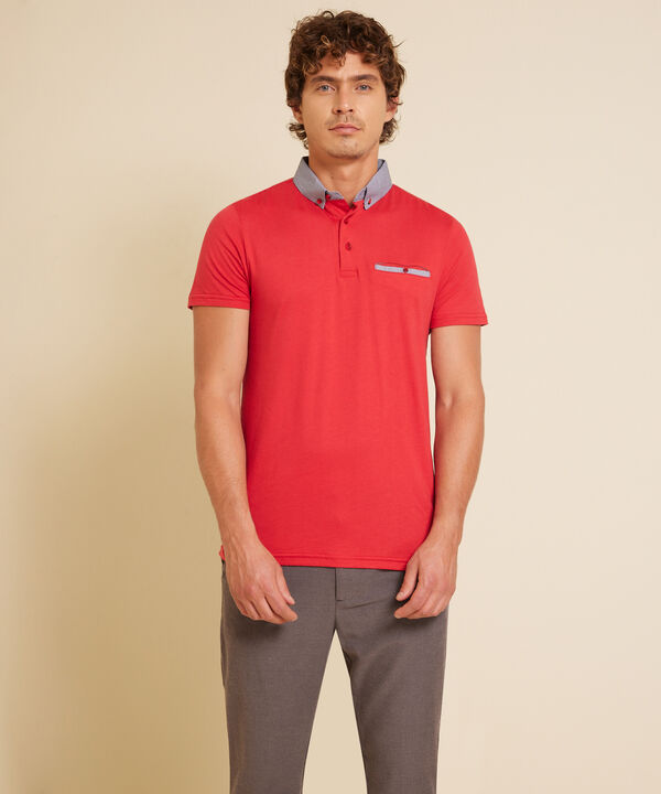Polo Cuello Maquina Button Down, Slim Fit image number null