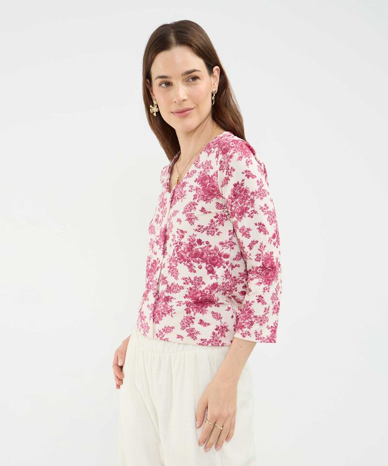 Camiseta Estampado Bot&aacute;nico