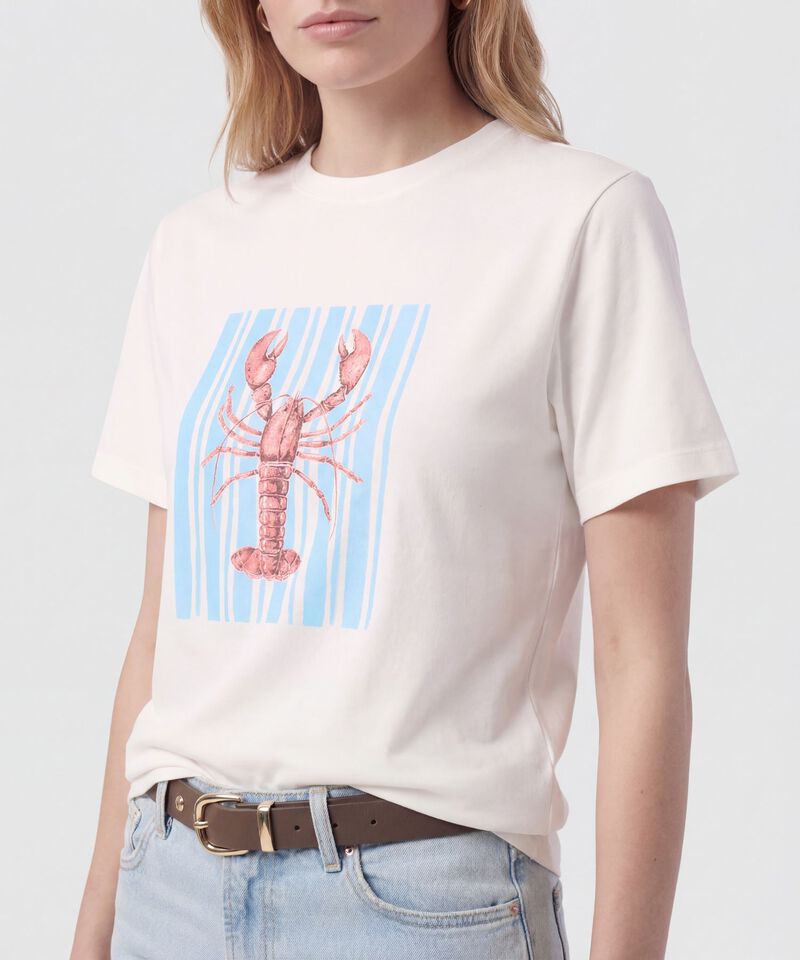 Camiseta Estampada Esencial Para Mujer