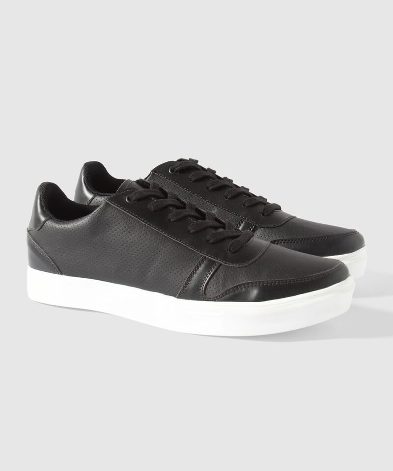 Tenis Casuales Tipo Cuero
