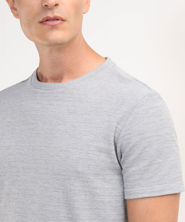 Camiseta Cuello Redondo Tela Textura image number null