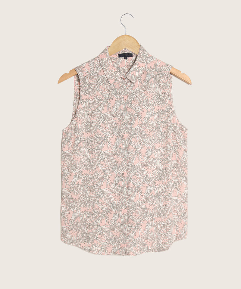 Camisa Manga Sisa Estampada
