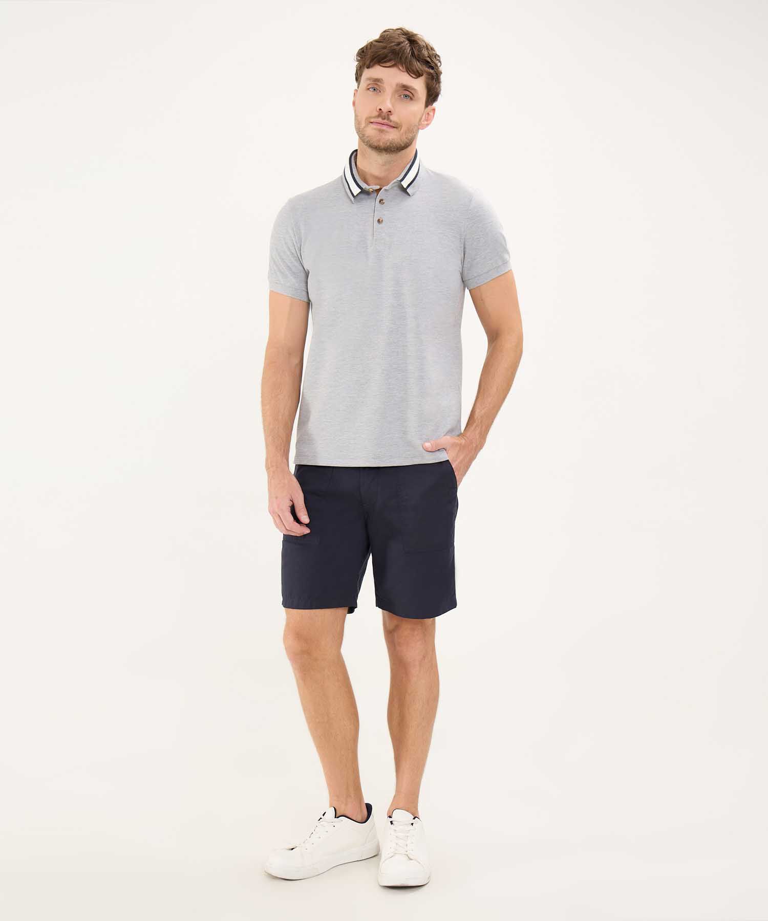 Polo Cuello Tejido