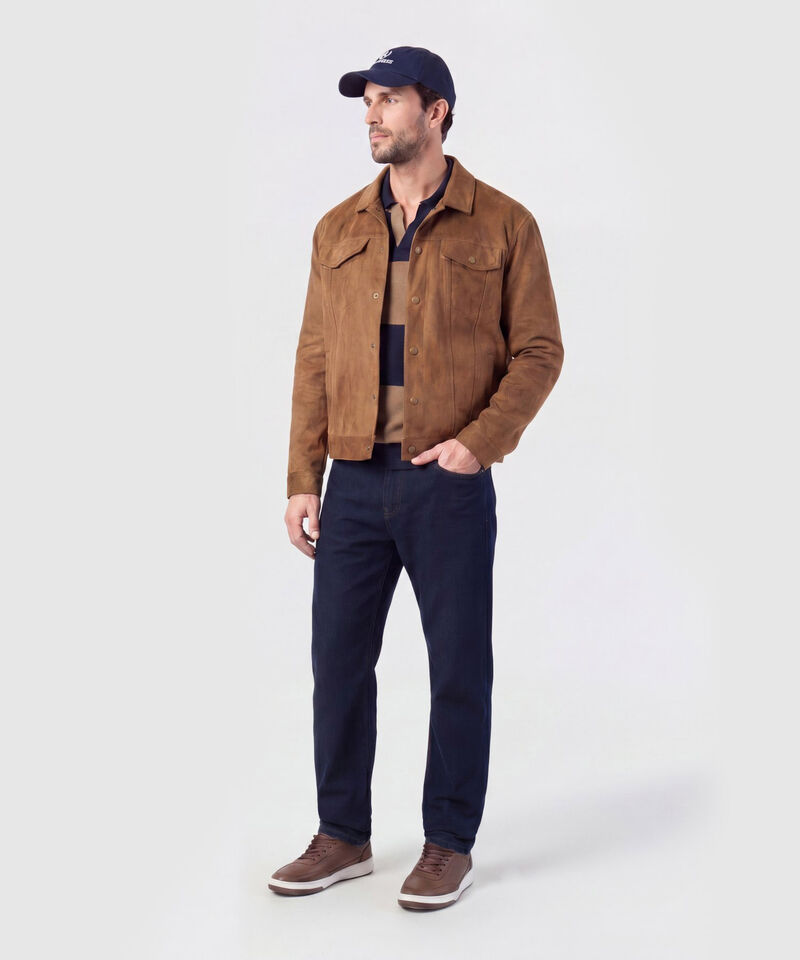 CHAQUETA TRUCKER UNICOLOR