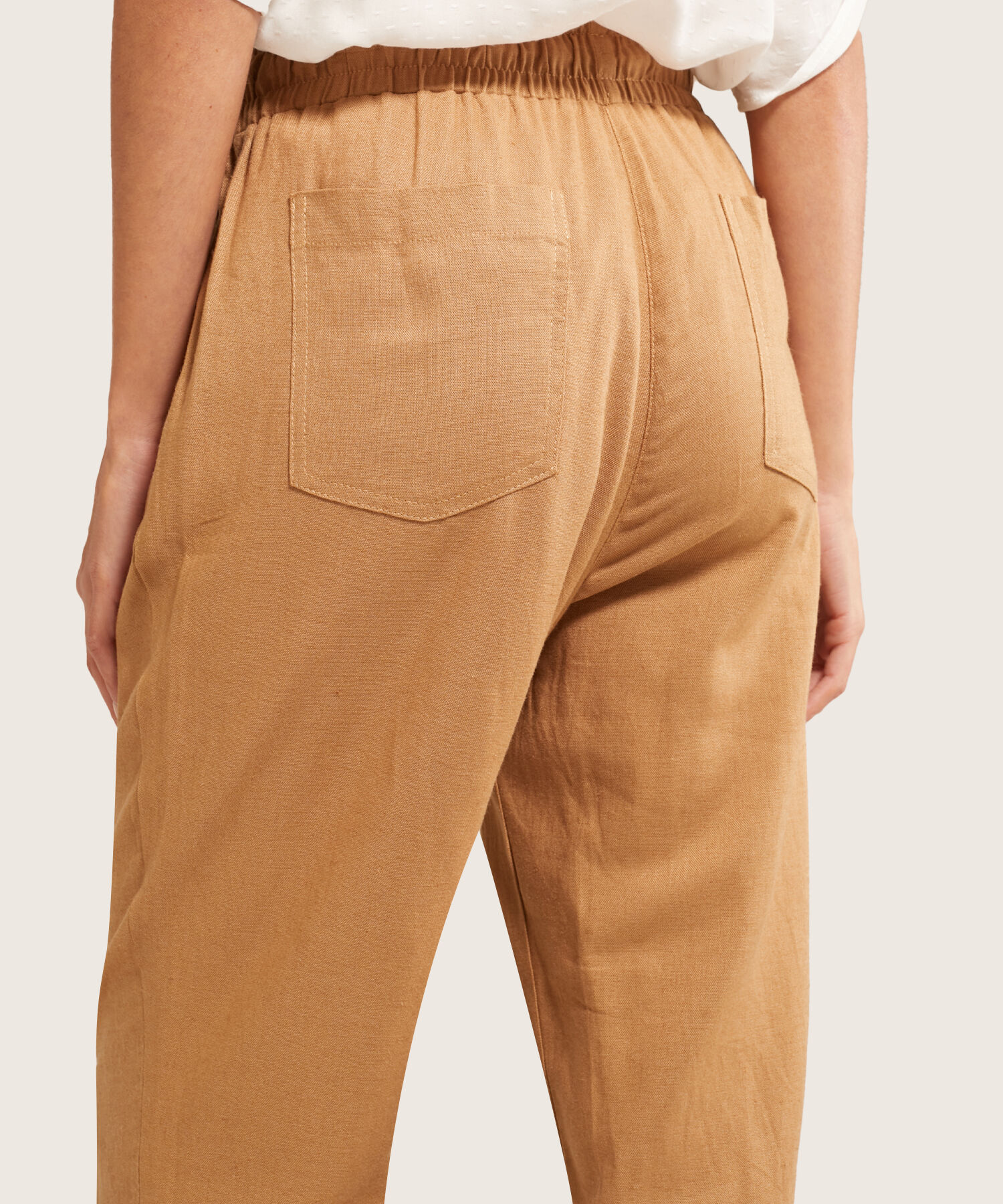 Pantalón en Efecto Lino
