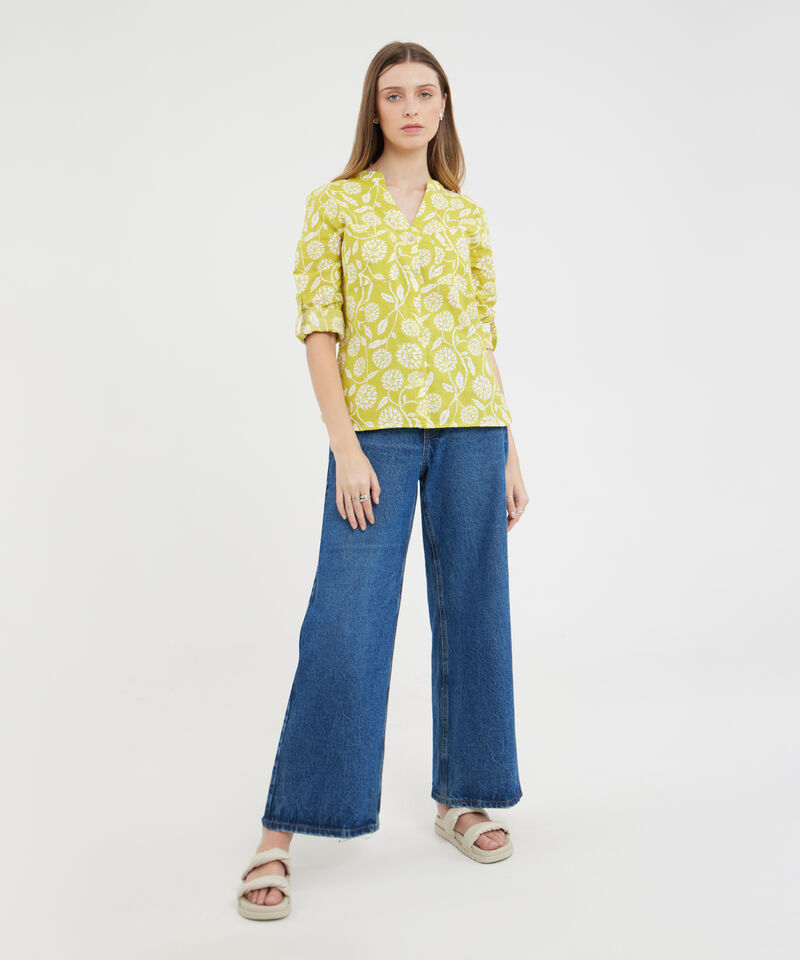 Blusa Manga Larga  Estampada