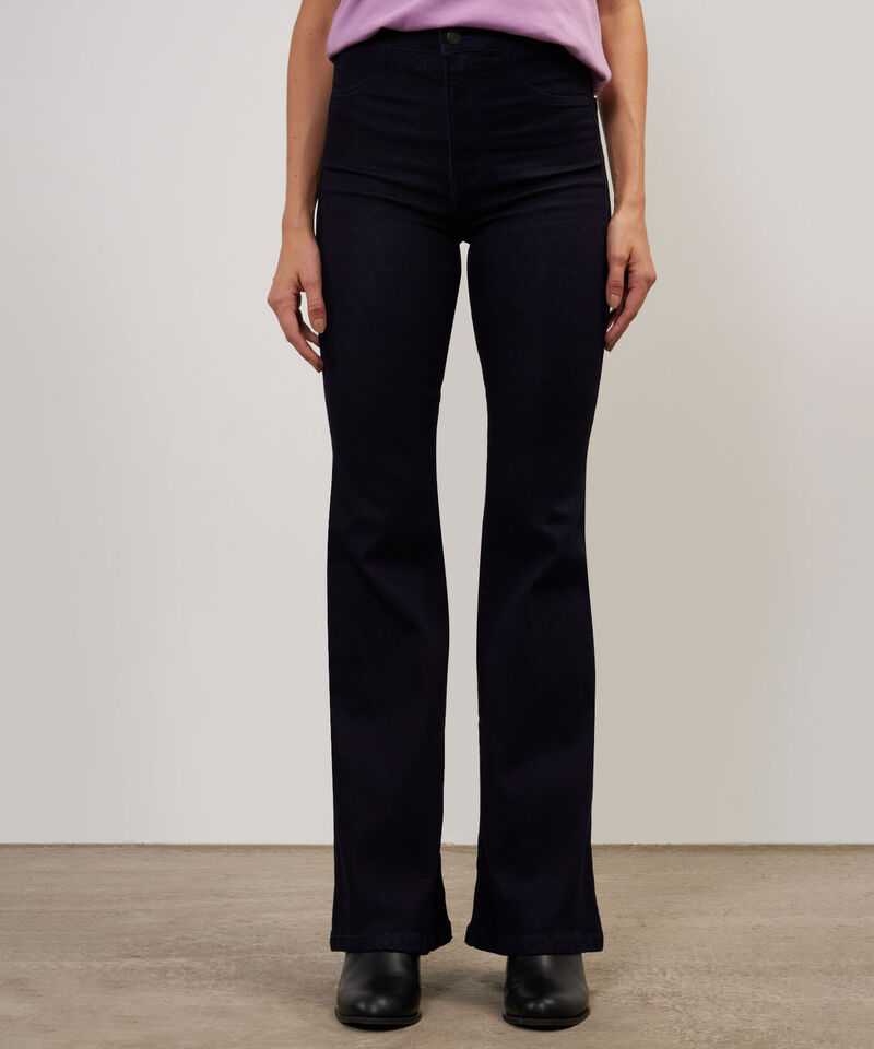 Jean Jegging Flare Azul Oscuro