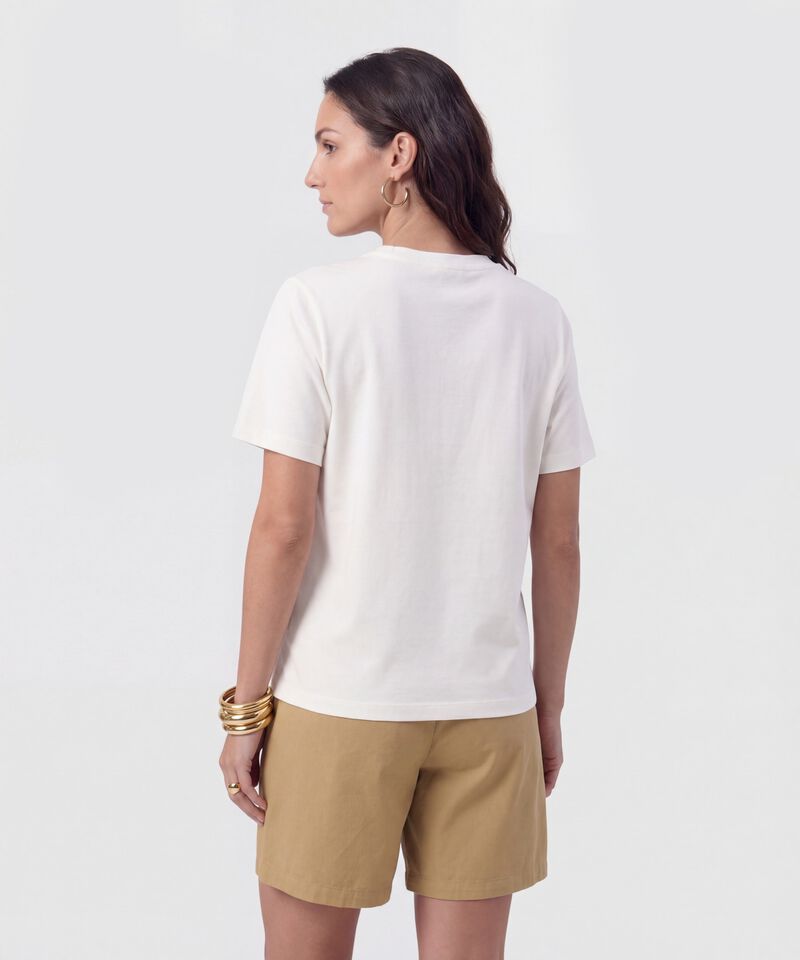 Camiseta Con Bolsillo De Encaje Para Mujer