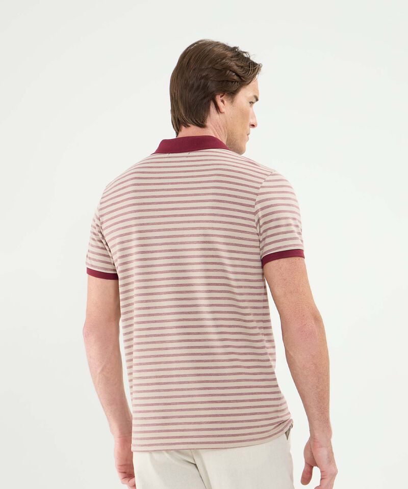 Polo Cuello Tejido Manga Corta Preteñido