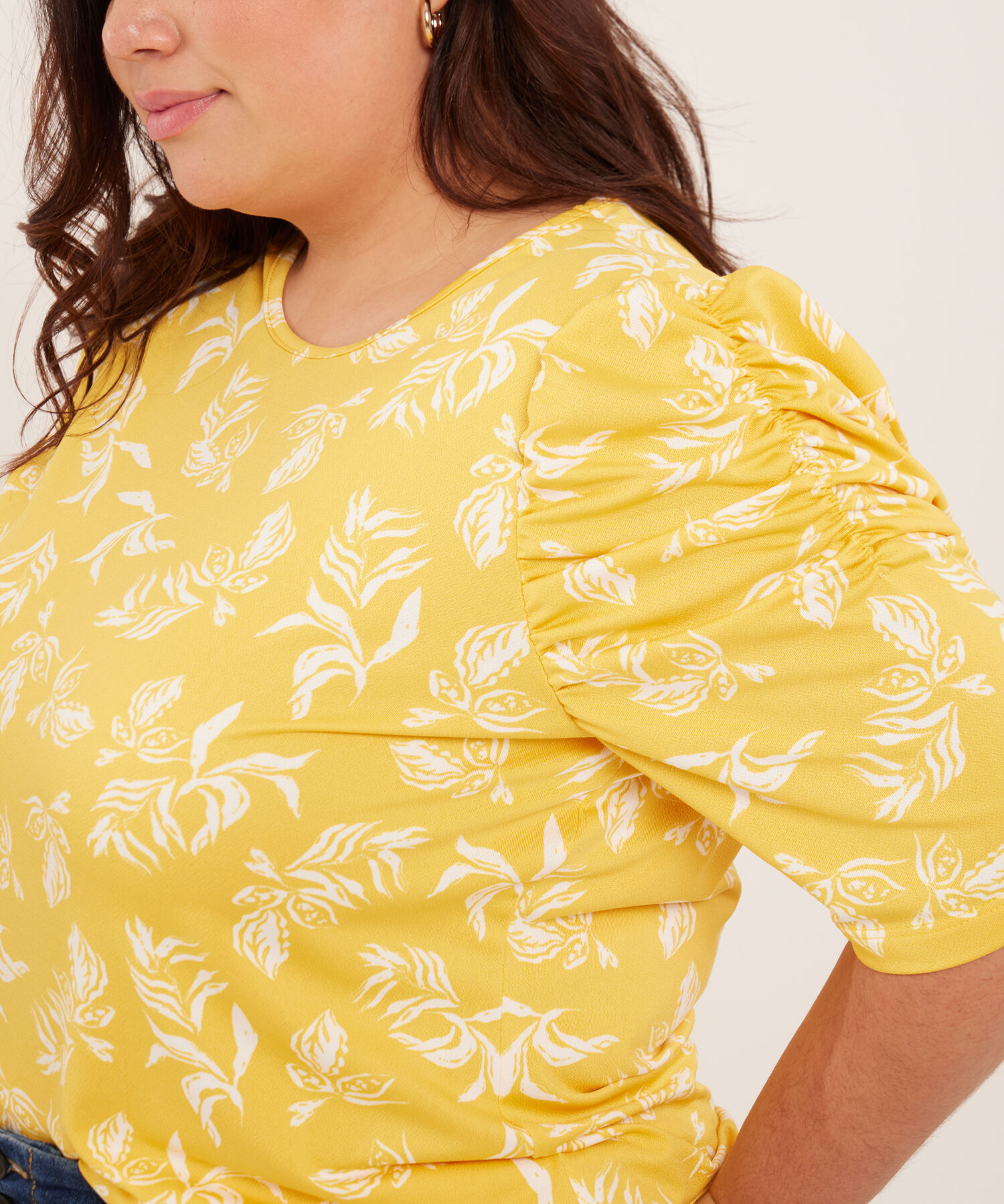Camiseta Manga ¾ con Estampado