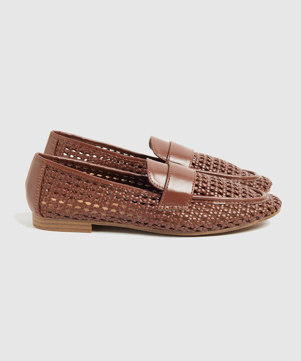Mocasines Tejidos Texturizados Mujer