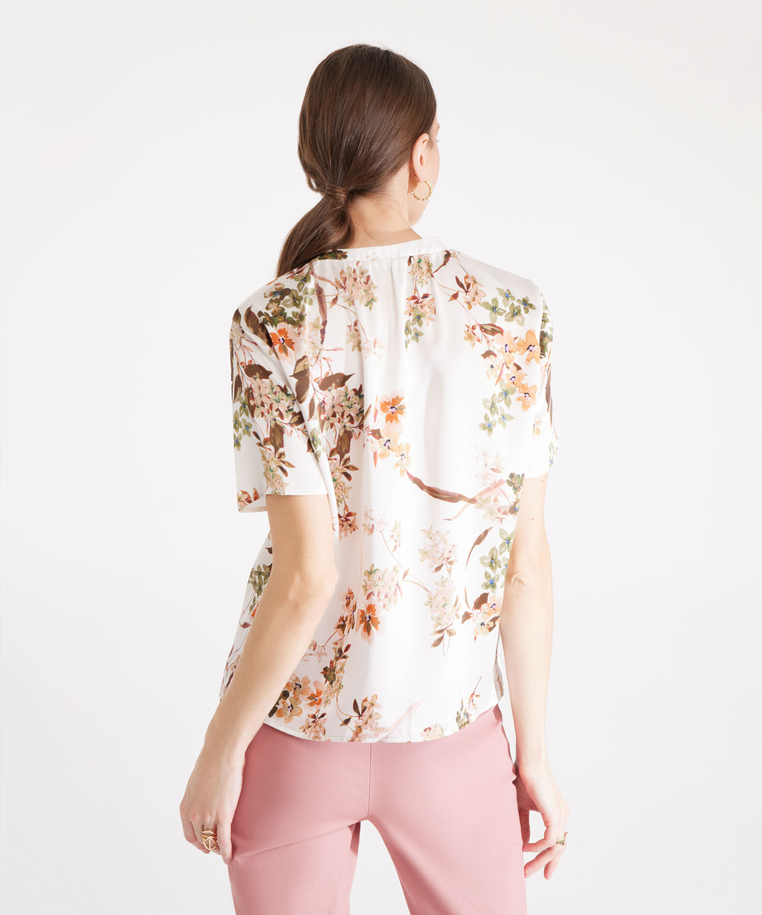 Blusa Manga  Corta Ranglan