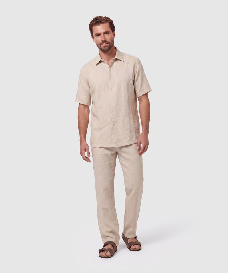 Pantal&oacute;n Unicolor Fresco Para Hombre