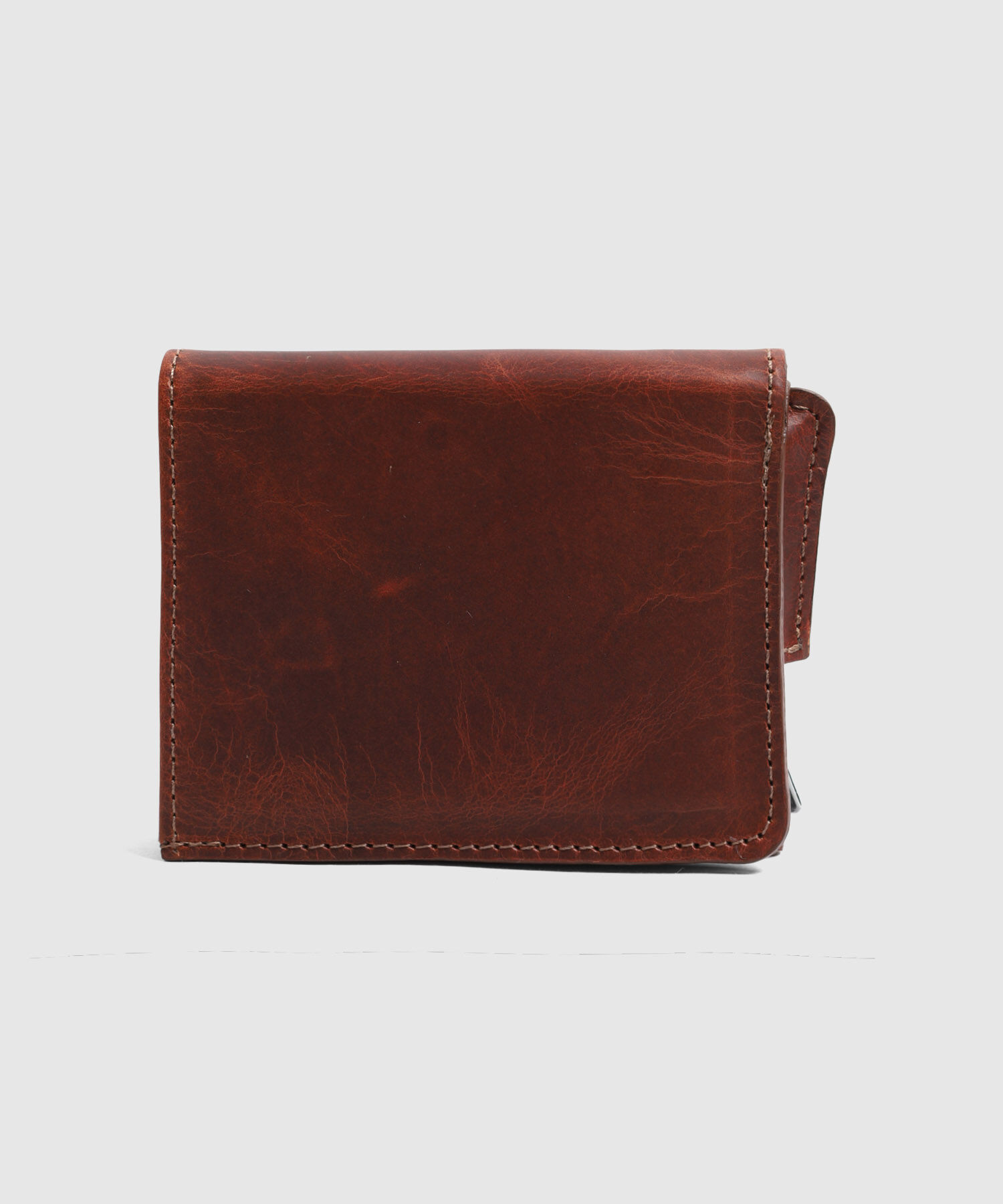 Billetera Compacta Unicolor Hombre