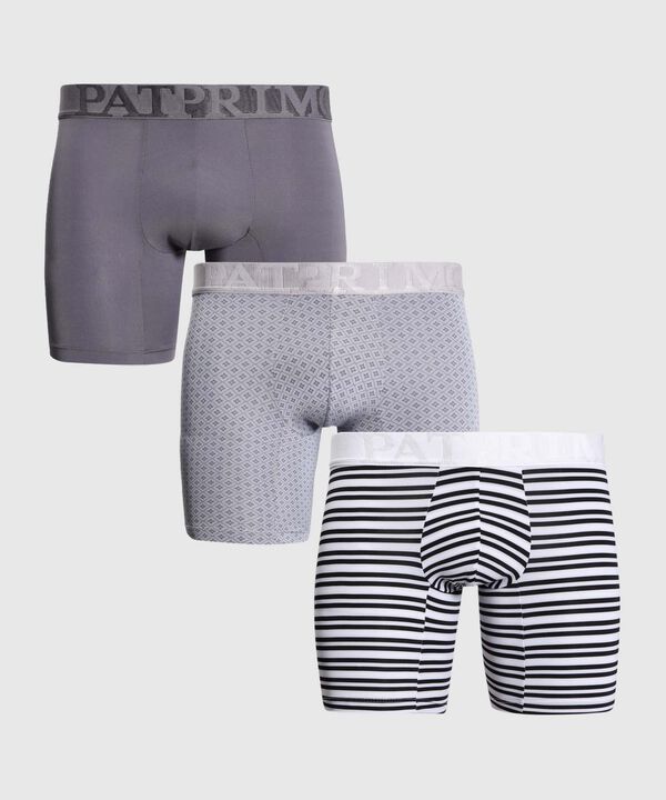Pack X3 Boxer Medio Estampados image number null