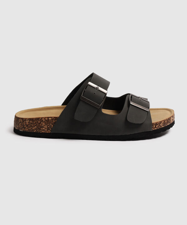 Sandalias En Efecto Cuero image number null