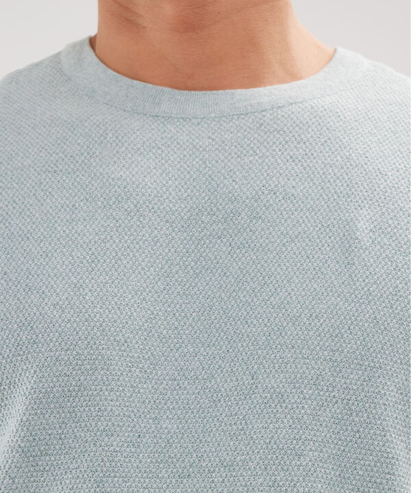Camiseta Unicolor Cuello Redono image number null