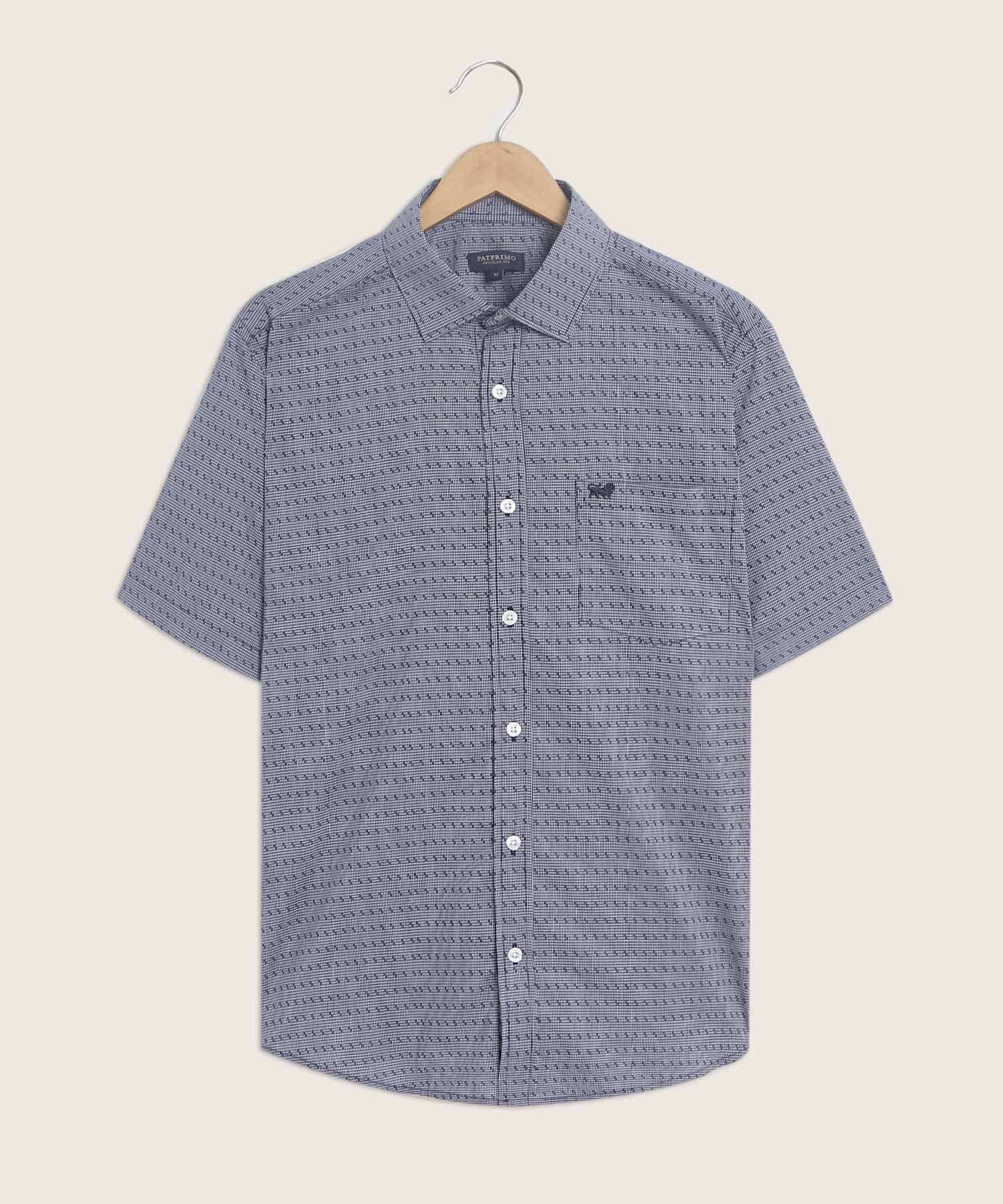 Camisa Manga Corta Con Bolsillo