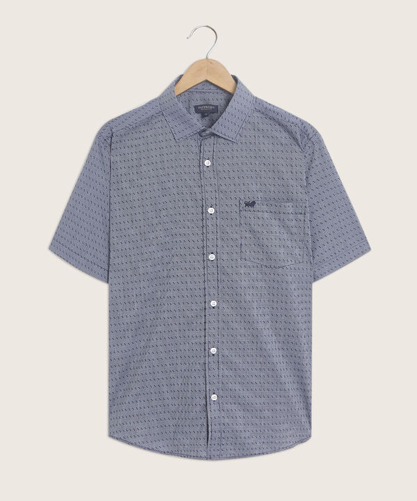Camisa Manga Corta Con Bolsillo