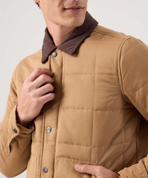 Chaqueta En Pana Acolchada Para Hombre image number null